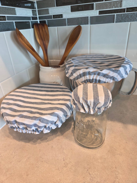 Jar & Bowl cover set of 3